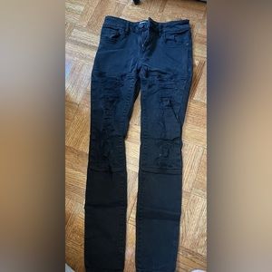 Black jeans pants, size 25